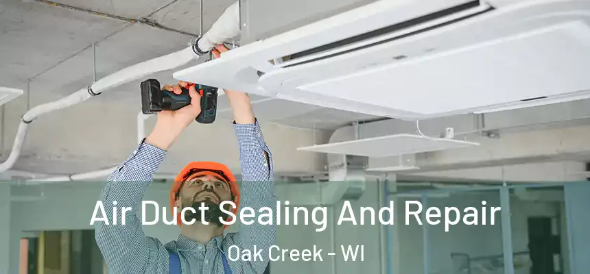 Air Duct Sealing And Repair Oak Creek - WI